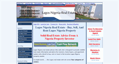 Desktop Screenshot of lagos-nigeria-real-estate-advisor.com
