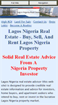 Mobile Screenshot of lagos-nigeria-real-estate-advisor.com
